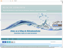 Tablet Screenshot of hidrodemolicion.info